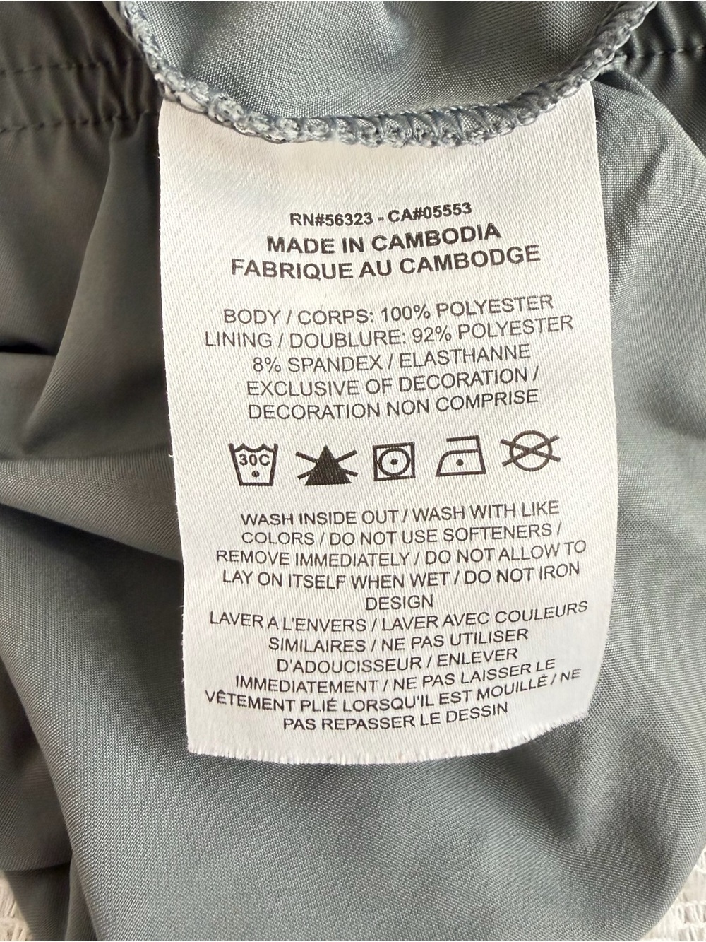 Grey Women’s Nike Dry Fit Size Large Shorts - Picture 4 of 9